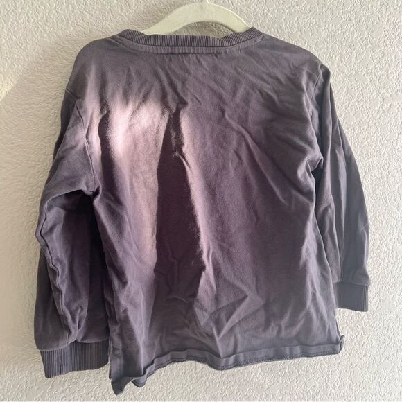 Zara Rolling Stones Cotton Blend Long Sleeves Shirt Grey 4-5 Years Old EUC - Picture 3 of 5